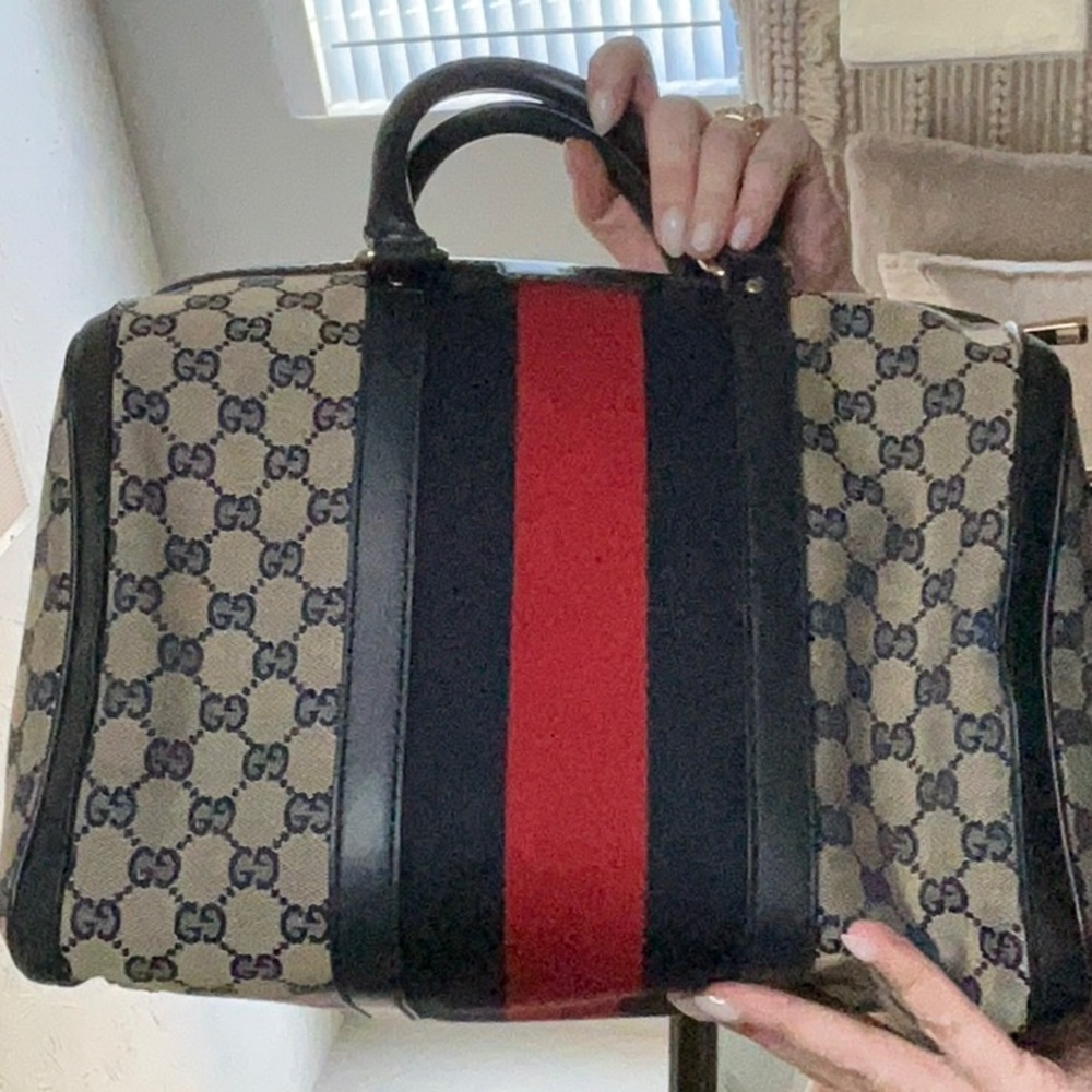 Gucci Back/Navy Tote